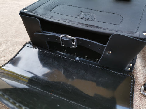 Poseidon Schwarz Satteltaschen Set passend für Harley-Davidson Street Bob bis 2017