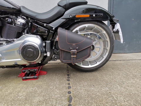 Odin Orange Schwingentasche passend für Harley-Davidson Softail