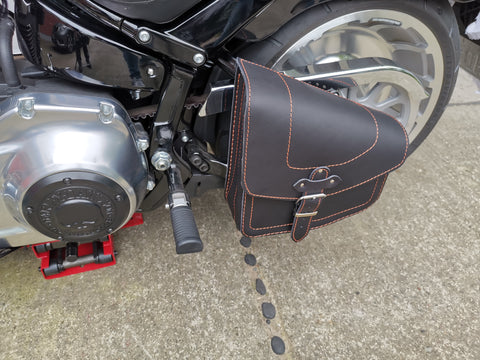 Odin Orange Schwingentasche passend für Harley-Davidson Softail