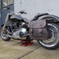 Zeus Orange Seitenkoffer + Halter XL passend für Softail ab 2018 bis Heute