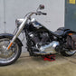 Zeus Orange Seitenkoffer + Halter XL passend für Softail ab 2018 bis Heute