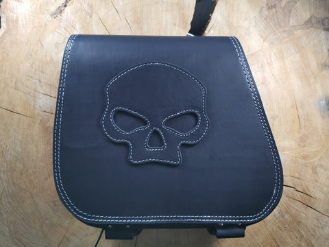 Herkules Skull Silver + Halter XL passend für Softail von 1992 bis 2017
