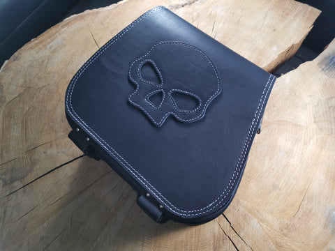 Herkules Skull Silver + Halter XL passend für Softail von 1992 bis 2017