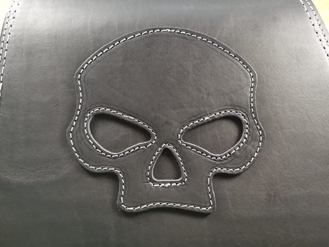 Herkules Skull Silver + Halter XL passend für Softail von 1992 bis 2017