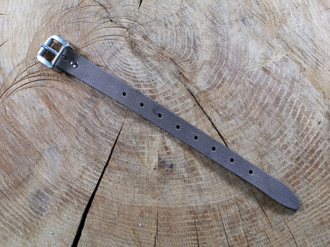 Lederriemen Montageriemen mit Schnalle 26cm in braun