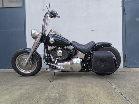 Herkules Skull Silver + Halter XL passend für Softail ab 2018 bis Heute