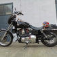 Zeus Orange Seitentasche + Halter passend für Dyna Street Bob von 1996 bis 2017