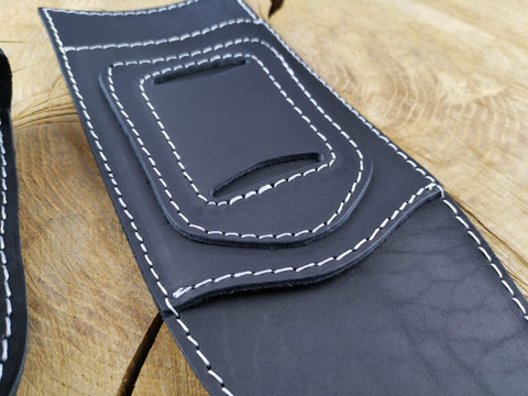 Tankpad schwarz / weiß passend für Harley-Davidson Dyna Street Bob Lowrider bis 2017