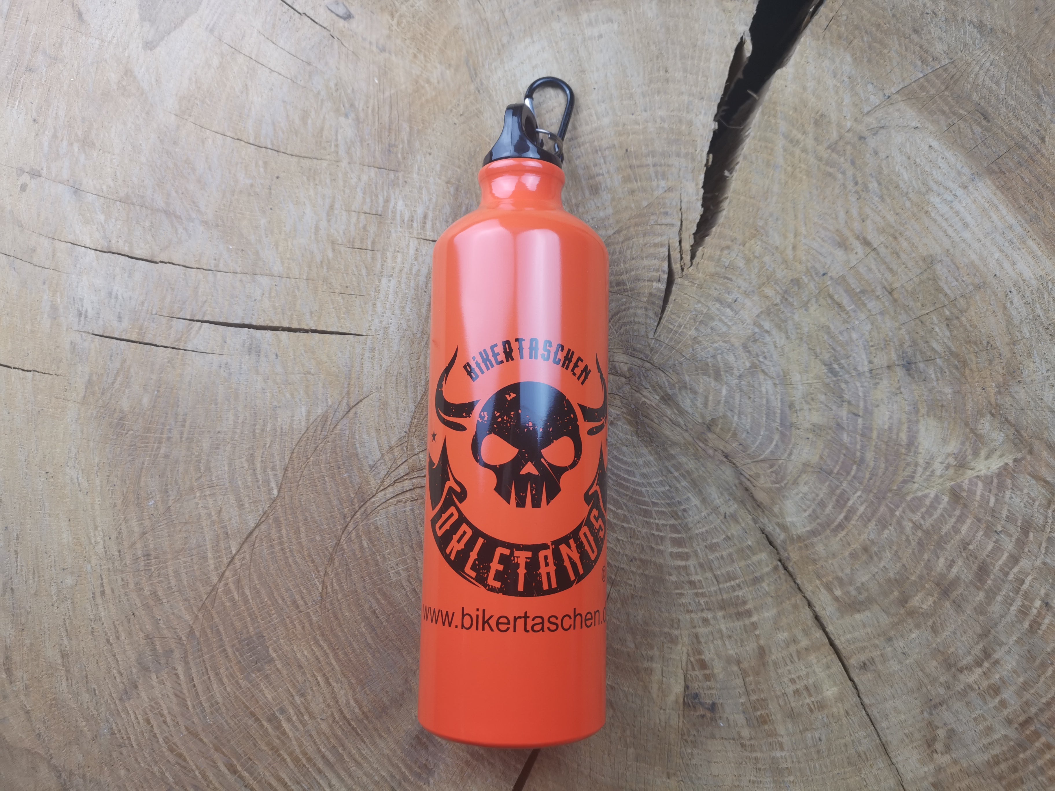 ORLETANOS Benzinflasche / Trinkflasche 800ml Orange
