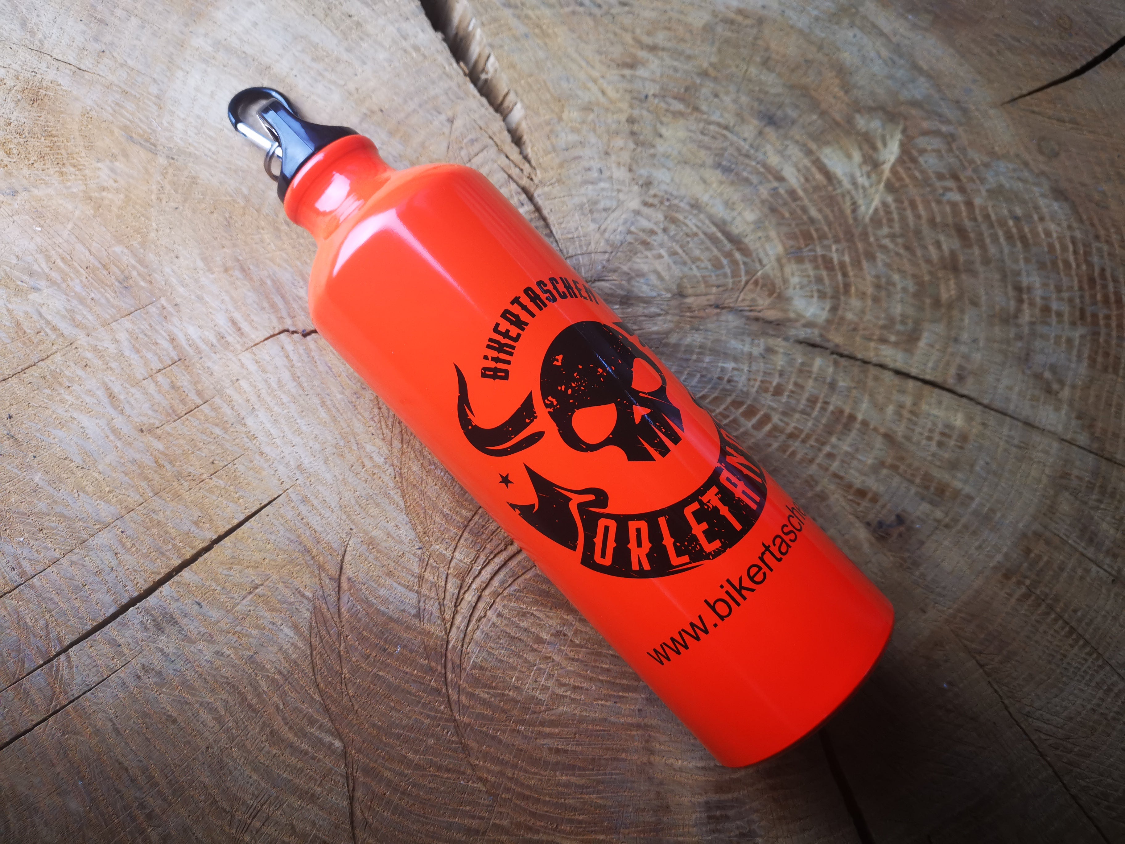 ORLETANOS Benzinflasche / Trinkflasche 800ml Orange