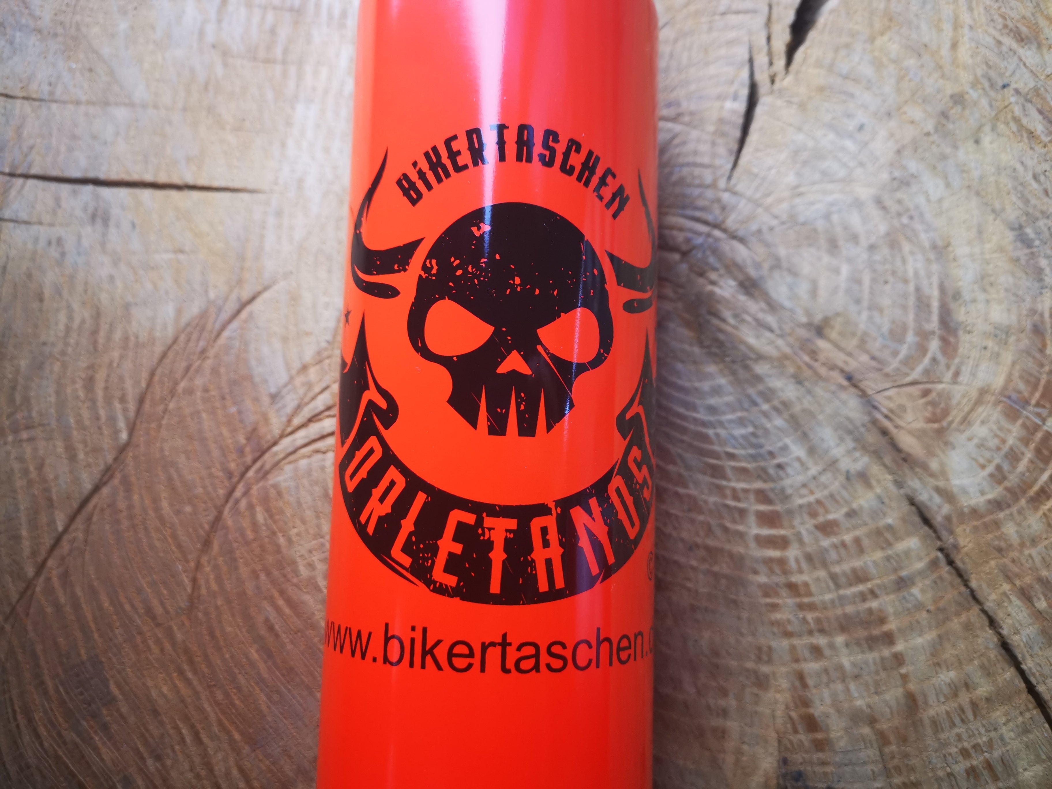 ORLETANOS Benzinflasche / Trinkflasche 800ml Orange