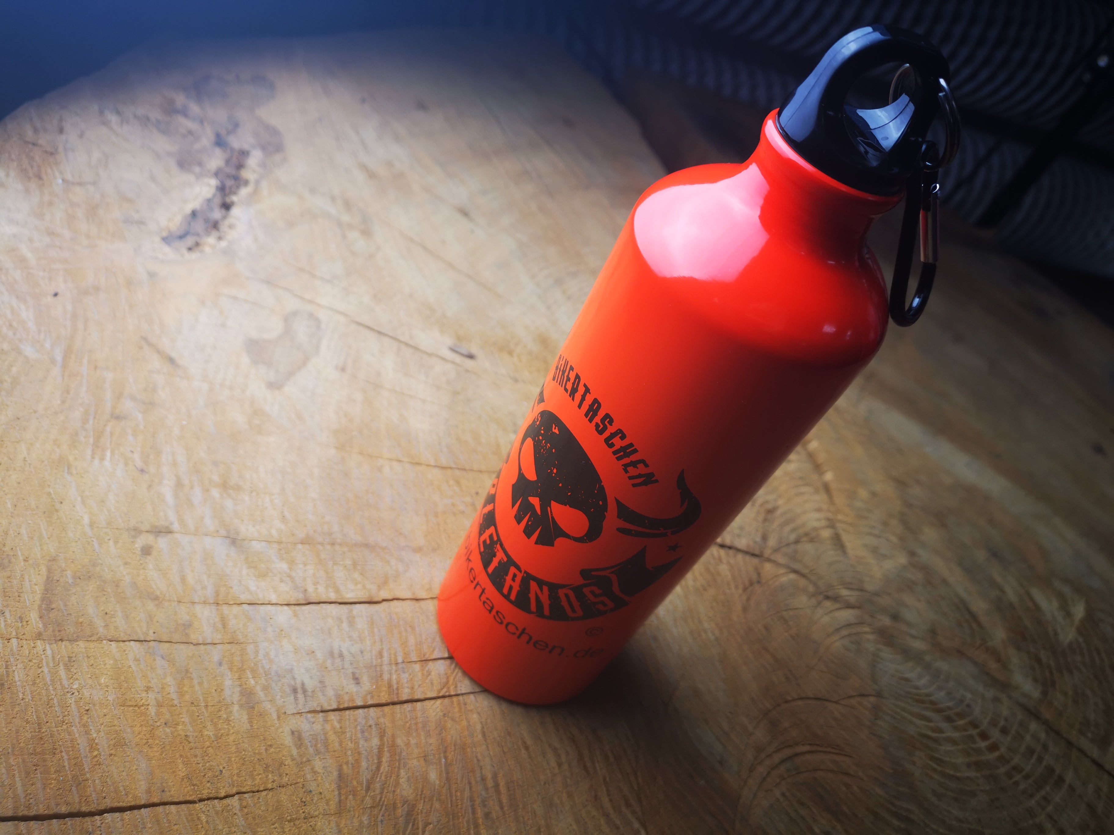 ORLETANOS Benzinflasche / Trinkflasche 800ml Orange