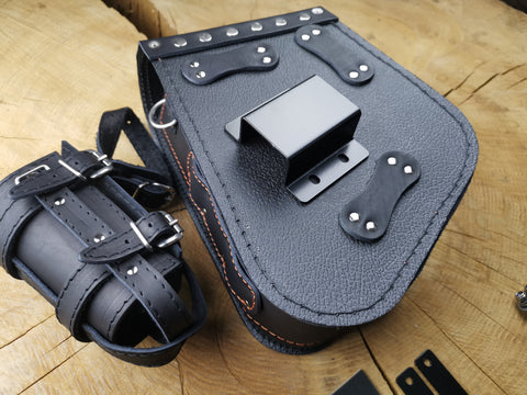 Road Stern Black + Halter passend für Sportster Schwingentaschen