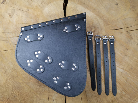 Diablo 13 Schwingentaschen mit Flaschenhalter passend für Harley-Davidson Softail