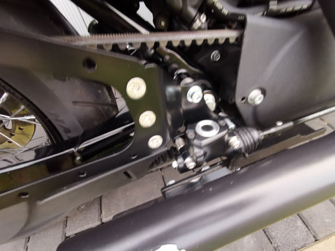 Seitentaschenhalter passend für Harley Davidson Sportster ab 2004 rechte Seite MIT ABS
