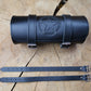 Fortuna Schwarz Schwingentasche mit Flaschenhalter + Werkzeugrolle Tool Stern passend für Harley-Davidson Softail