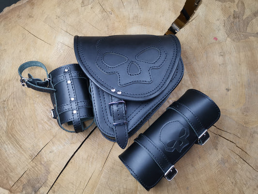 Diablo SKULL Set inkl. Werkzeugrolle Skull kompatibel mit Harley Davidson