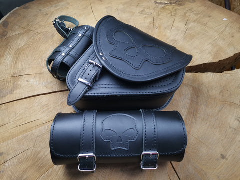 Diablo SKULL Set inkl. Werkzeugrolle Skull kompatibel mit Harley Davidson