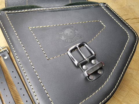 Odin Gold Edition Schwingentasche passend für Harley-Davidson Softail