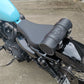 Fortuna Schwarz Schwingentasche mit Flaschenhalter + Werkzeugrolle Tool Stern passend für Harley-Davidson Softail