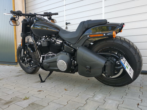 Odin Blackline Schwingentasche passend für Harley-Davidson Softail