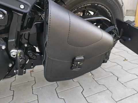 Odin Blackline Schwingentasche passend für Harley-Davidson Softail