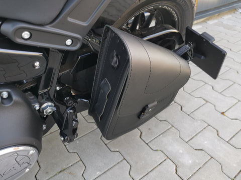 Odin Blackline Schwingentasche passend für Harley-Davidson Softail