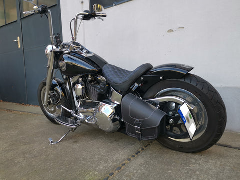 ODIN SILVER Schwingentasche passend für Harley-Davidson Softail