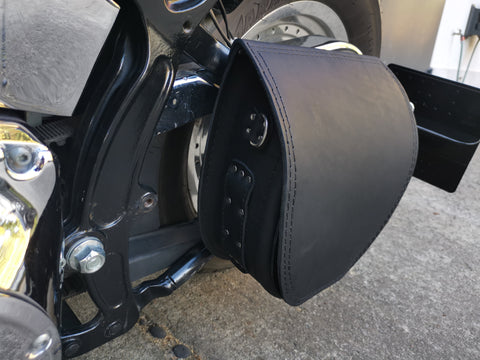 Vulcan schwarz Schwingentasche passend für Harley-Davidson Softail