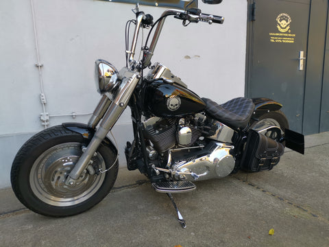 Bullet Silver Edition Schwingentasche passend für Harley-Davidson Softail