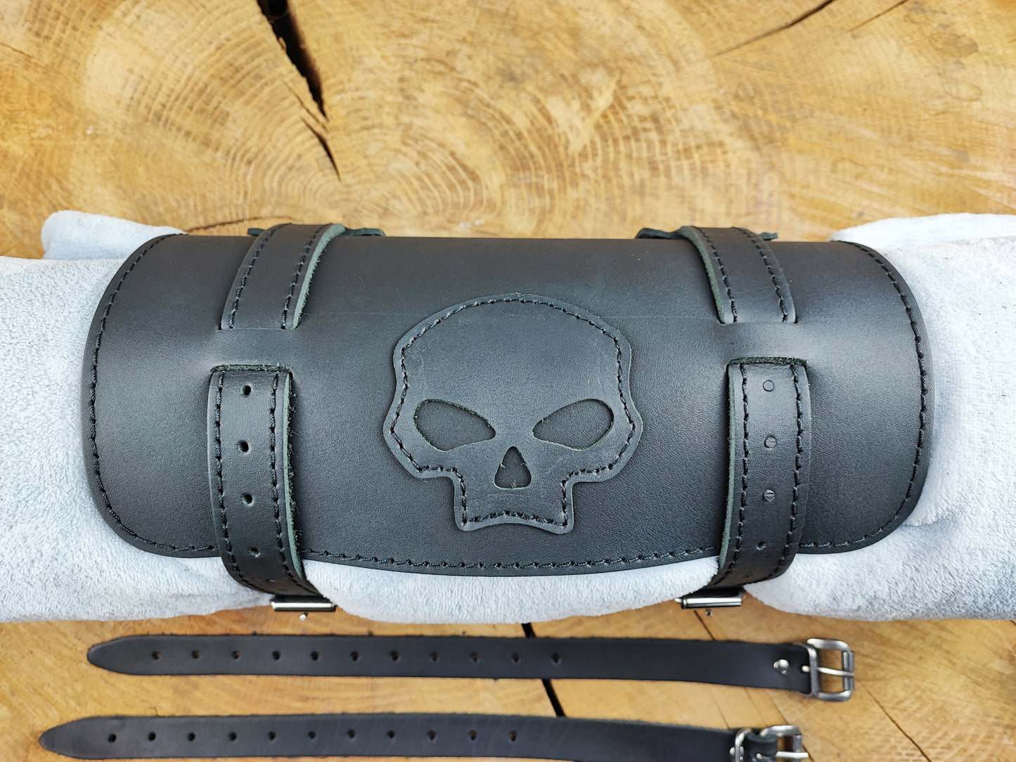 Deckenrolle Skull schwarz