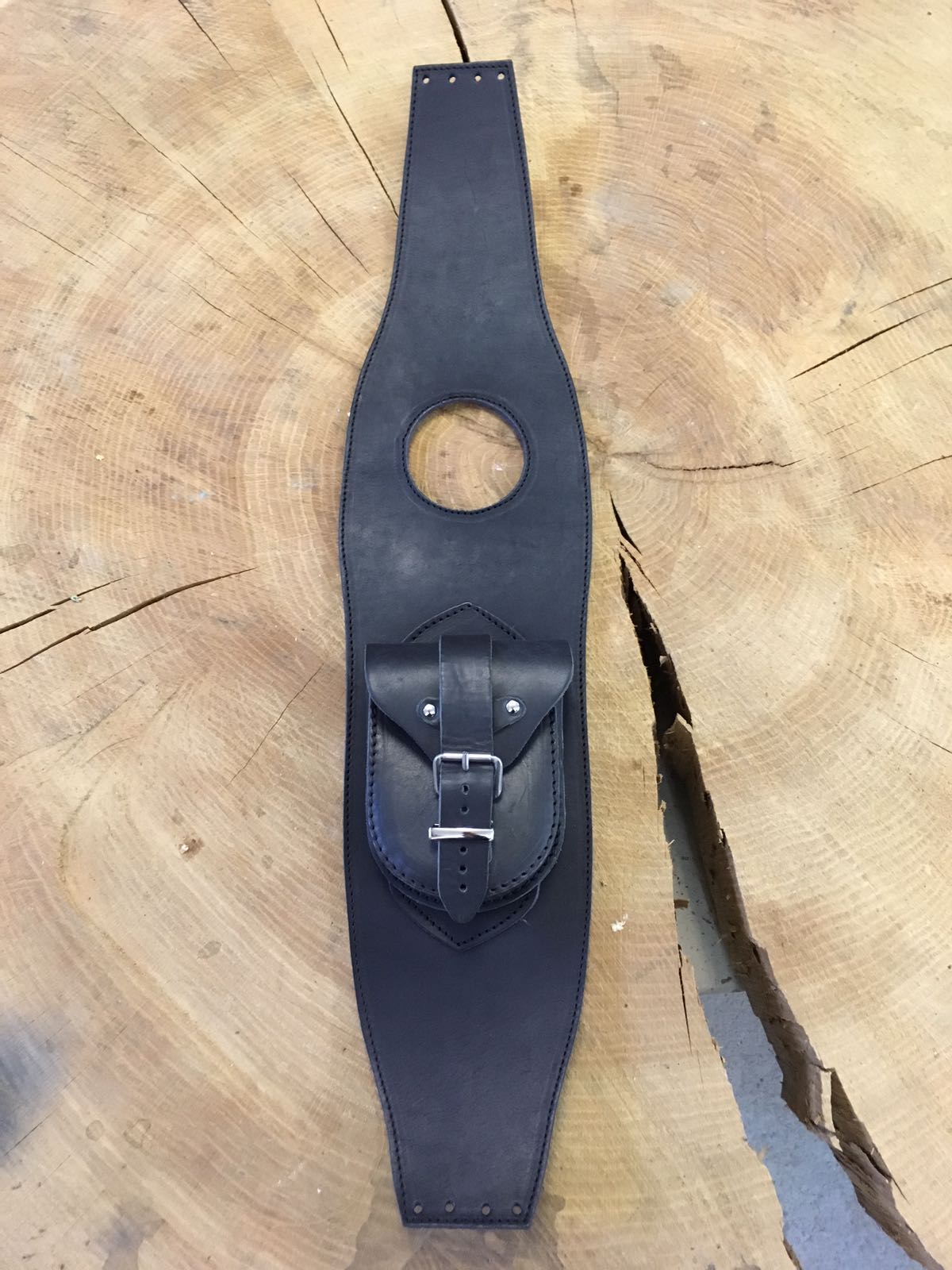 Tankpad mit Zusatzasche schwarz passend für Harley-Davidson Sportster