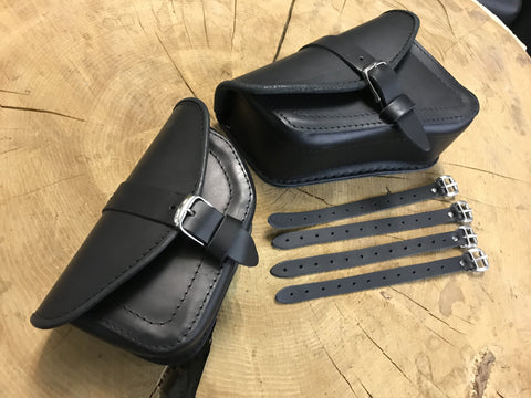 Muscle Schwarz Seitentaschen Set passend für Harley-Davidson VROD Modelle