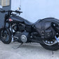 Dynamite Schwarz Links Seitentasche passend für Harley-Davidson Street Bob bis 2017