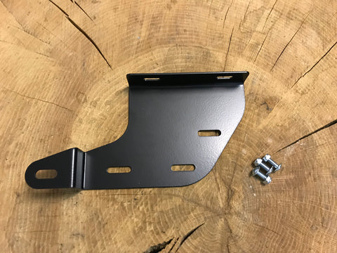 Dyna Skull Schwarz + Halter passend für Street Bob Schwingentaschen