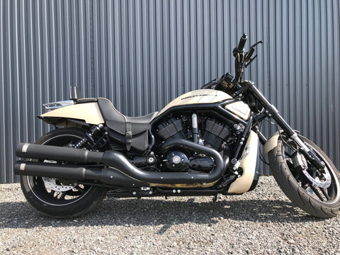 Muscle Schwarz Seitentaschen Set passend für Harley-Davidson VROD Modelle