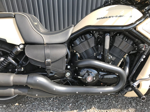 Muscle Schwarz Seitentaschen Set passend für Harley-Davidson VROD Modelle