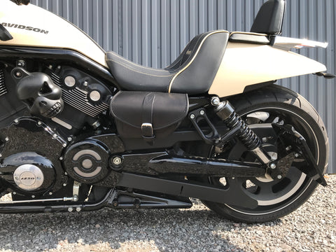 Muscle Schwarz Seitentaschen Set passend für Harley-Davidson VROD Modelle
