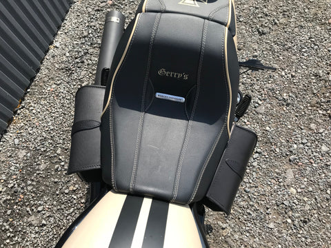 Muscle Schwarz Seitentaschen Set passend für Harley-Davidson VROD Modelle