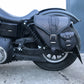 Dynamite Schwarz Satteltaschen Set passend für Harley Davidson Street Bob bis 2017