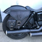 Dynamite Schwarz Satteltaschen Set passend für Harley Davidson Street Bob bis 2017