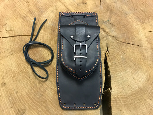 Tankpad in schwarz / orange passend für Harley-Davidson Softail bis 2017