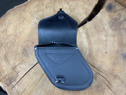 Adonis Schwarz Seitentaschen Set passend für Harley-Davidson Dyna 1996-2017 und Sportster ab 2004-2020
