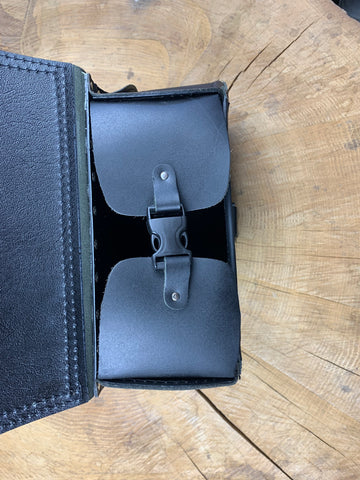 Adonis Schwarz Seitentaschen Set passend für Harley-Davidson Dyna 1996-2017 und Sportster ab 2004-2020