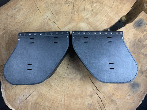 Adonis Schwarz Seitentaschen Set passend für Harley-Davidson Dyna 1996-2017 und Sportster ab 2004-2020