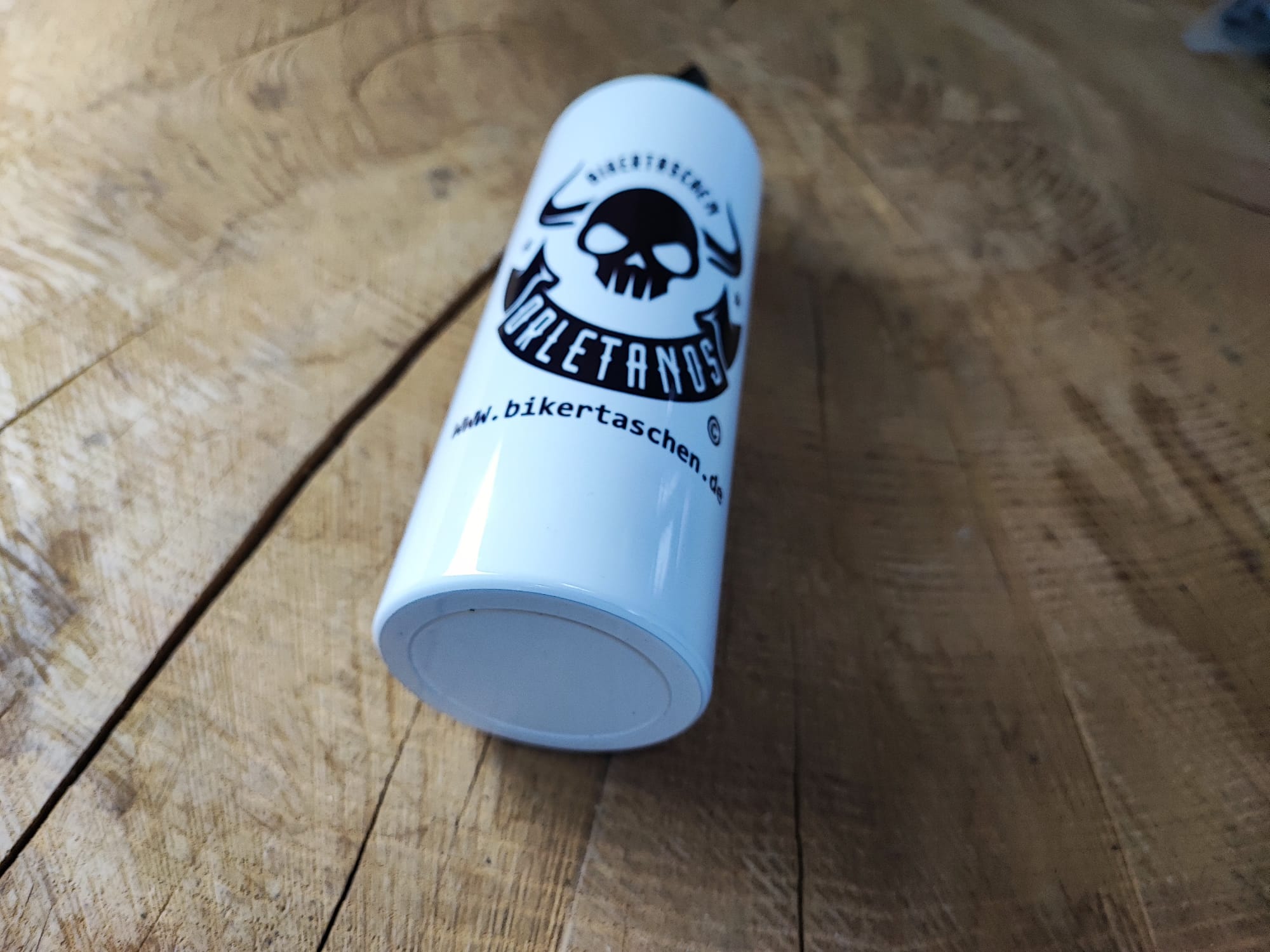 ORLETANOS Benzinflasche / Trinkflasche 800ml weiß