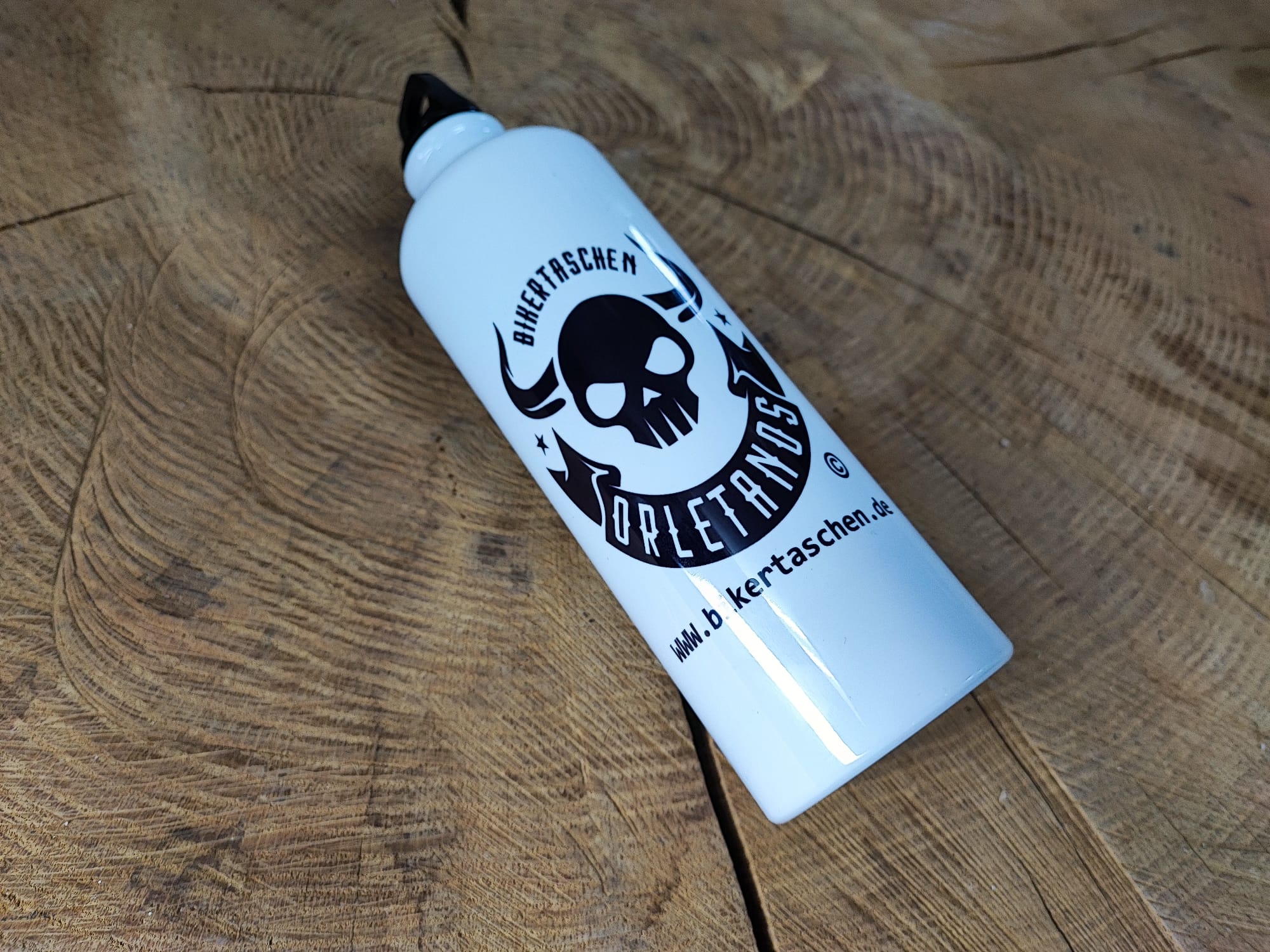 ORLETANOS Benzinflasche / Trinkflasche 800ml weiß