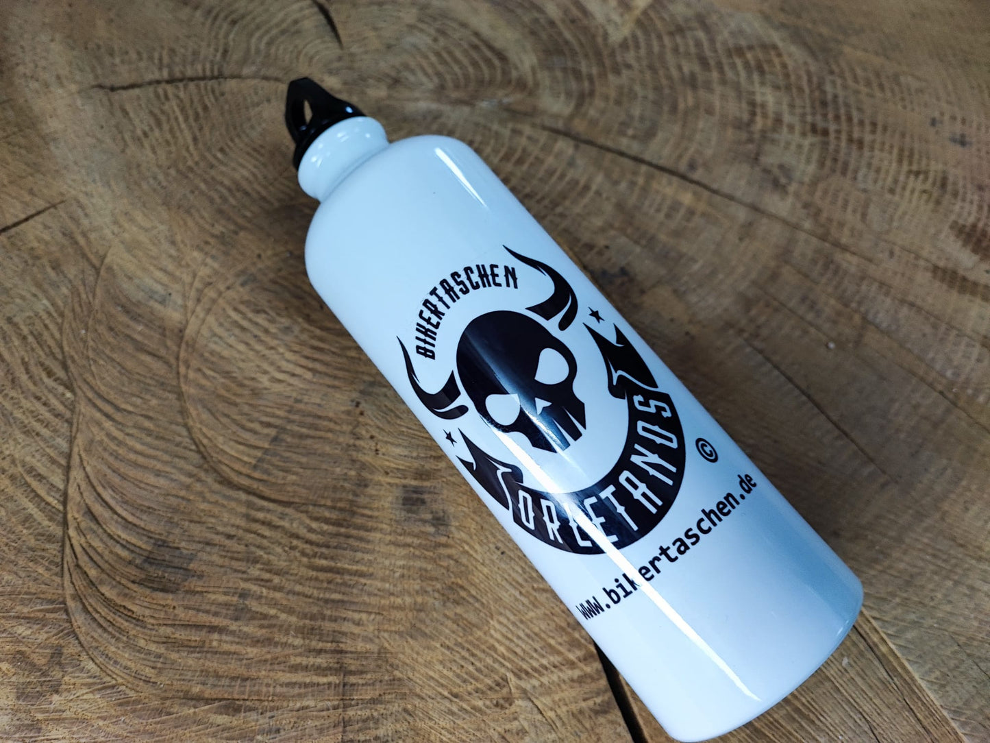 Benzin- & Trinkflasche 800ml weiß