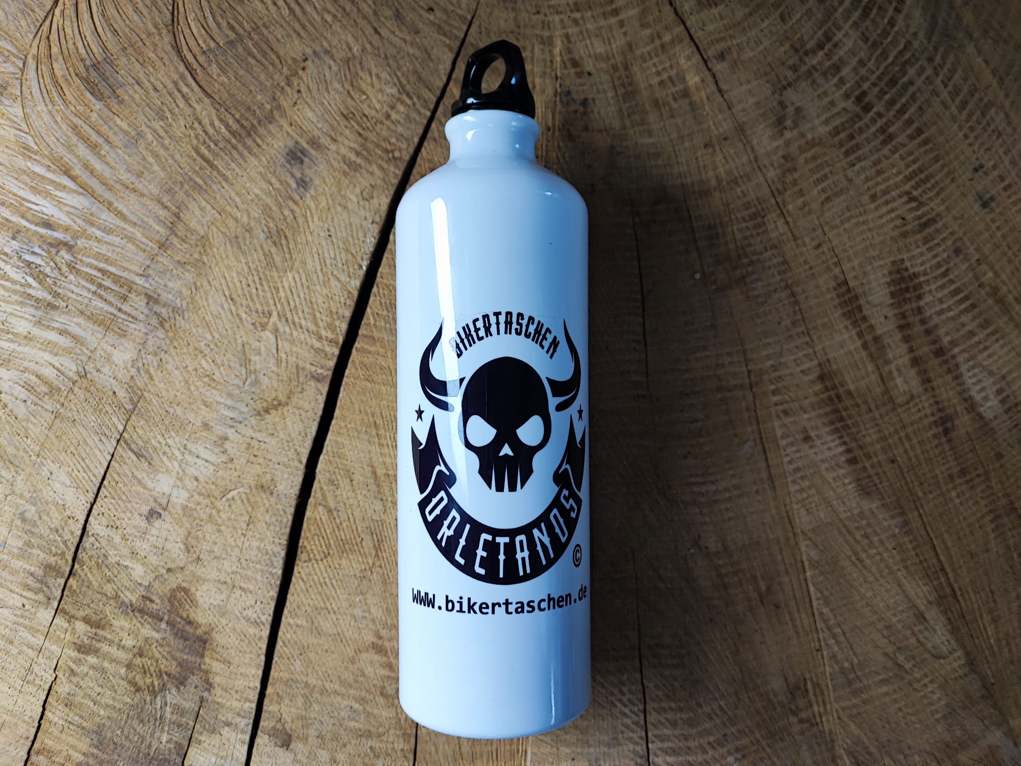 ORLETANOS Benzinflasche / Trinkflasche 800ml weiß