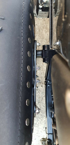 Seitentaschenhalter passend für Harley Davidson Sportster bis Bj. 2004 linke Seite